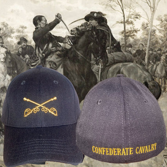 Confederate Cavalry Premium Wool Blend Flex Fit Cap