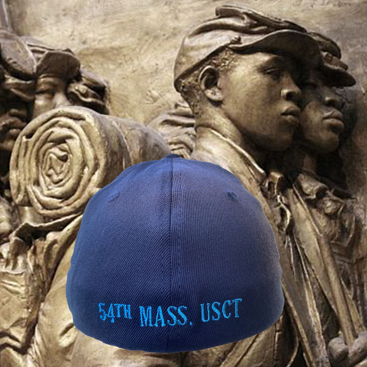 54th Massachusetts USCT Premium Wool Blend Flex Fit Cap