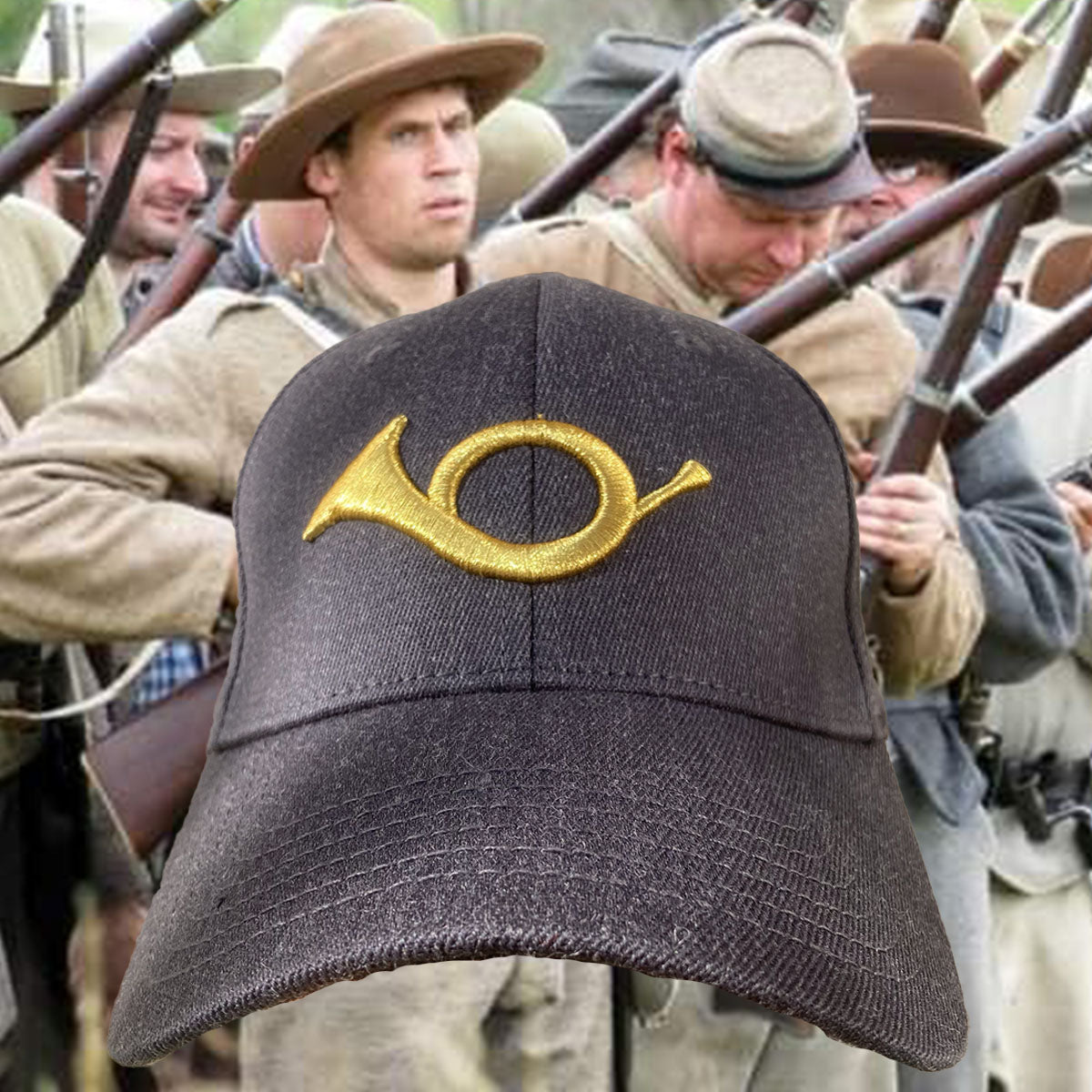 Confederate Infantry Premium Wool Blend Flex Fit Cap – Historical Caps